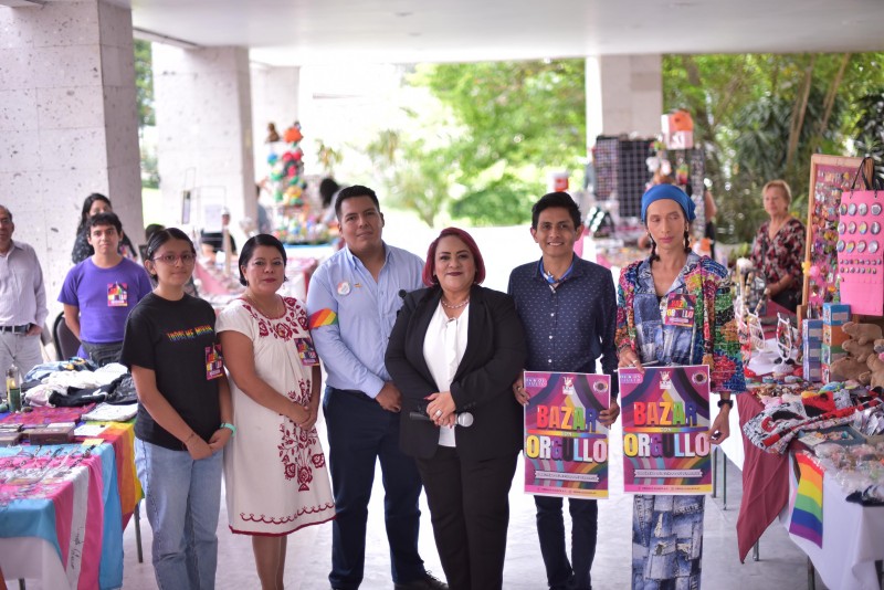 Presentan en el Congreso el bazar organizado por Orgullo Xalapa, A. C.