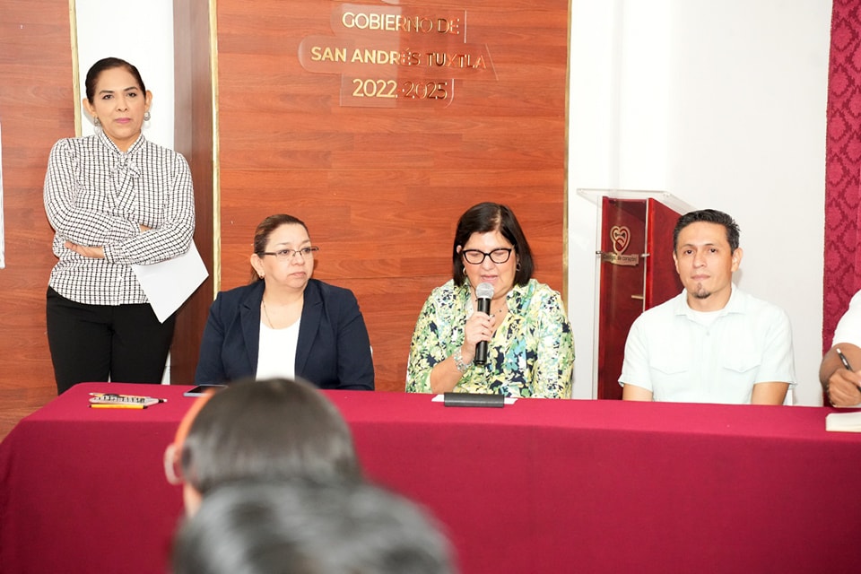 Inaugura alcaldesa el Taller de Planeación Participativa para la Elaboración del Programa Municipal de Desarrollo Urbano de San Andrés Tuxtla