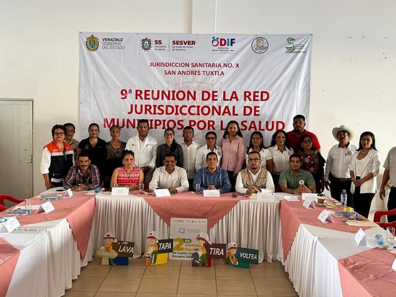 H.Ayuntamiento de San Andrés Tuxtla asiste a la Novena Reunión de la Red Jurisdiccional de Municipios por la Salud.