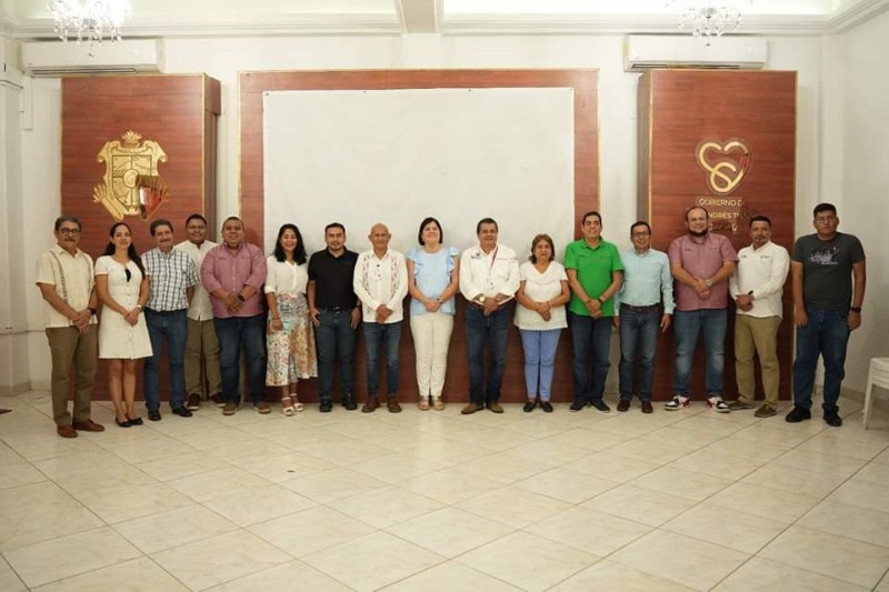 Sesiona Consejo de Seguridad Pública Municipal y Comité de Participación Ciudadana en San Andrés Tuxtla.