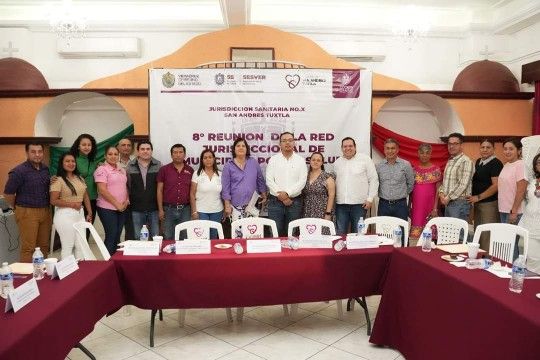 Alcalde de Ángel R. Cabada acude a la octava reunión regional de RMSV en San Andrés Tuxtla