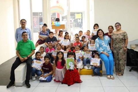 Con éxito concluyen “Mis vacaciones en la biblioteca” en San Andrés Tuxtla.