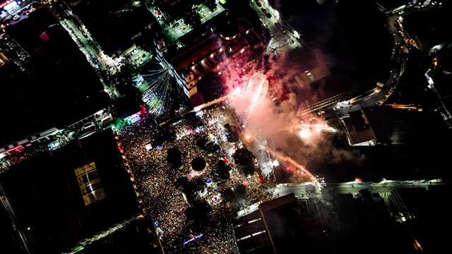 Celebran en San Andrés Tuxtla 214 aniversario de la independencia al grito de ¡Viva México!