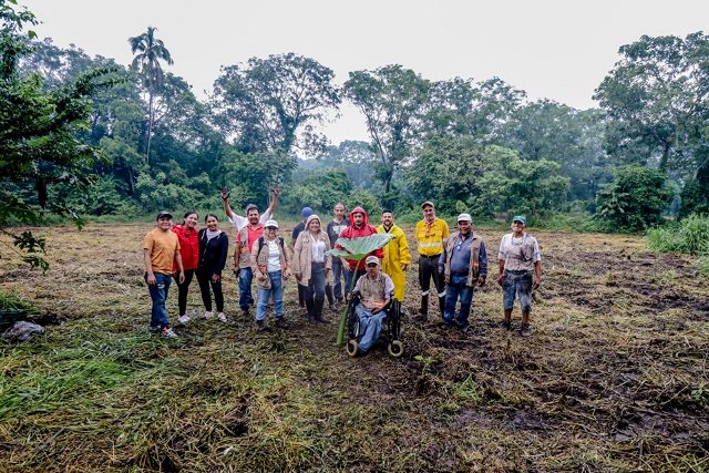 Recuperando pulmones naturales de San Andrés,  realizan jornada de reforestación en Sihuapan