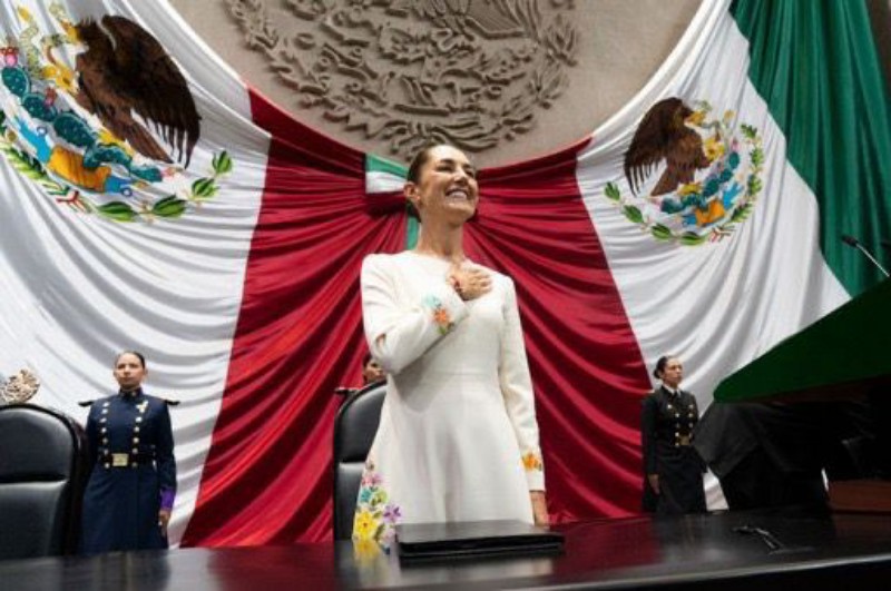 Hoy fuimos testigos del inicio de un gran capítulo para México. ¡Claudia Sheinbaum ya es Presidenta!