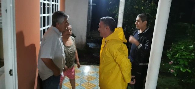 Gobierno de Cabada atiende a familias afectadas por lluvias