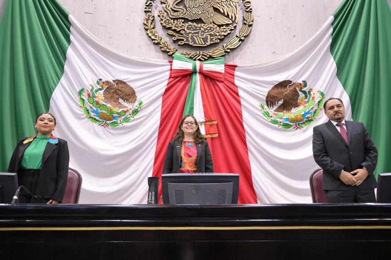 Elige Congreso a la Mesa Directiva para el primer año de labores