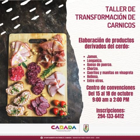 Taller de transformación de cárnicos