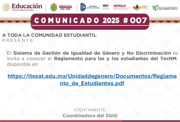 Comunicado 2025-007