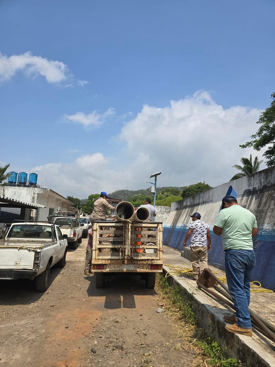 Colapsa linea de captación de agua potable de «Las Víboras»