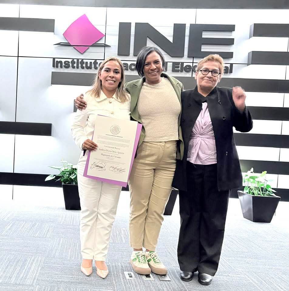 Andrea Doria Ortíz Aguirre es reconocida como Magistrada federal
