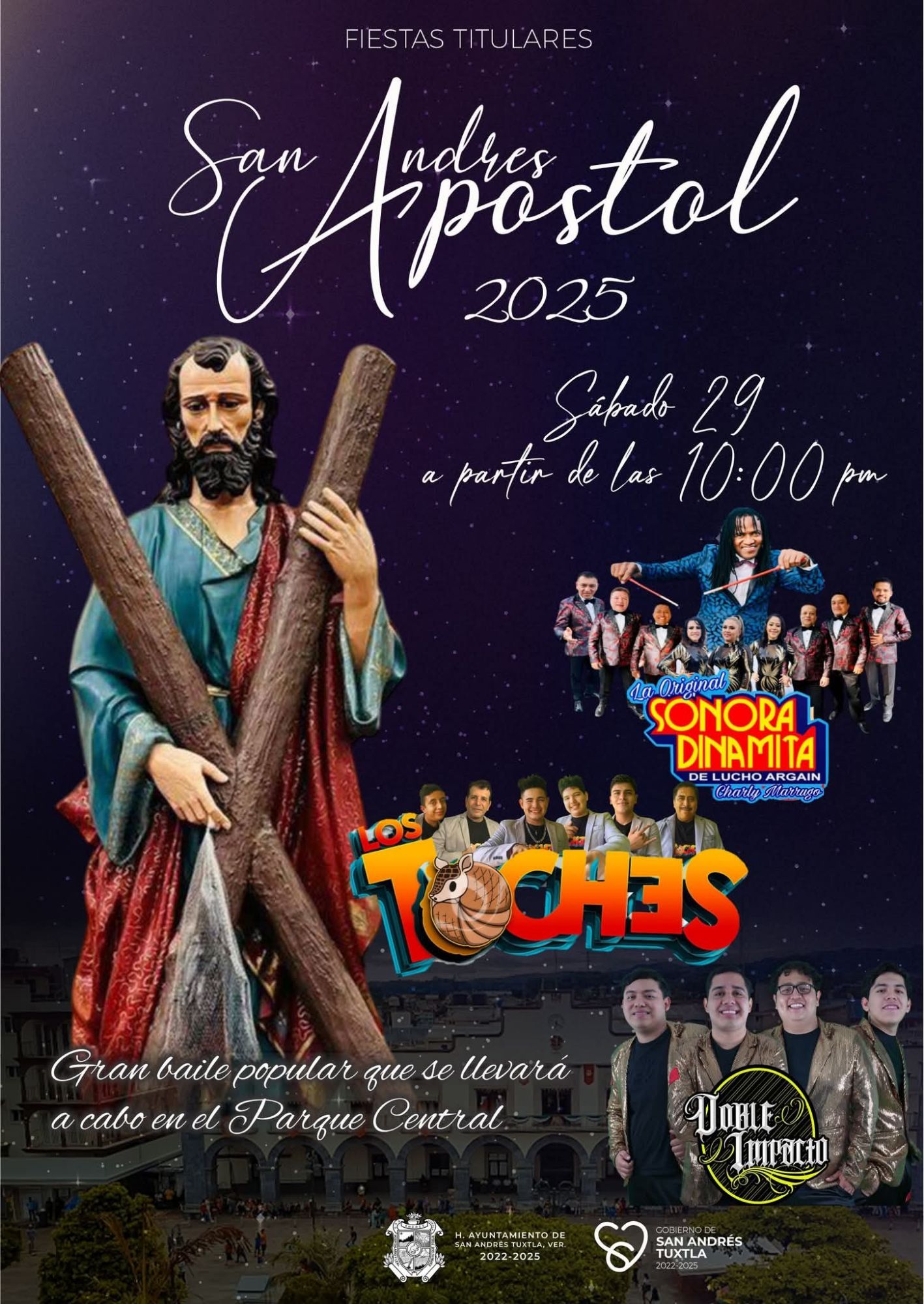 Ayuntamiento de San Andrés Tuxtla invita a la comunidad a disfrutar de un gran baile popular,&nbsp; gratis.