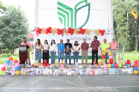 Tec de San Andrés Tuxtla, inicia su campaña «Dona un Jugue’Tec 2025»