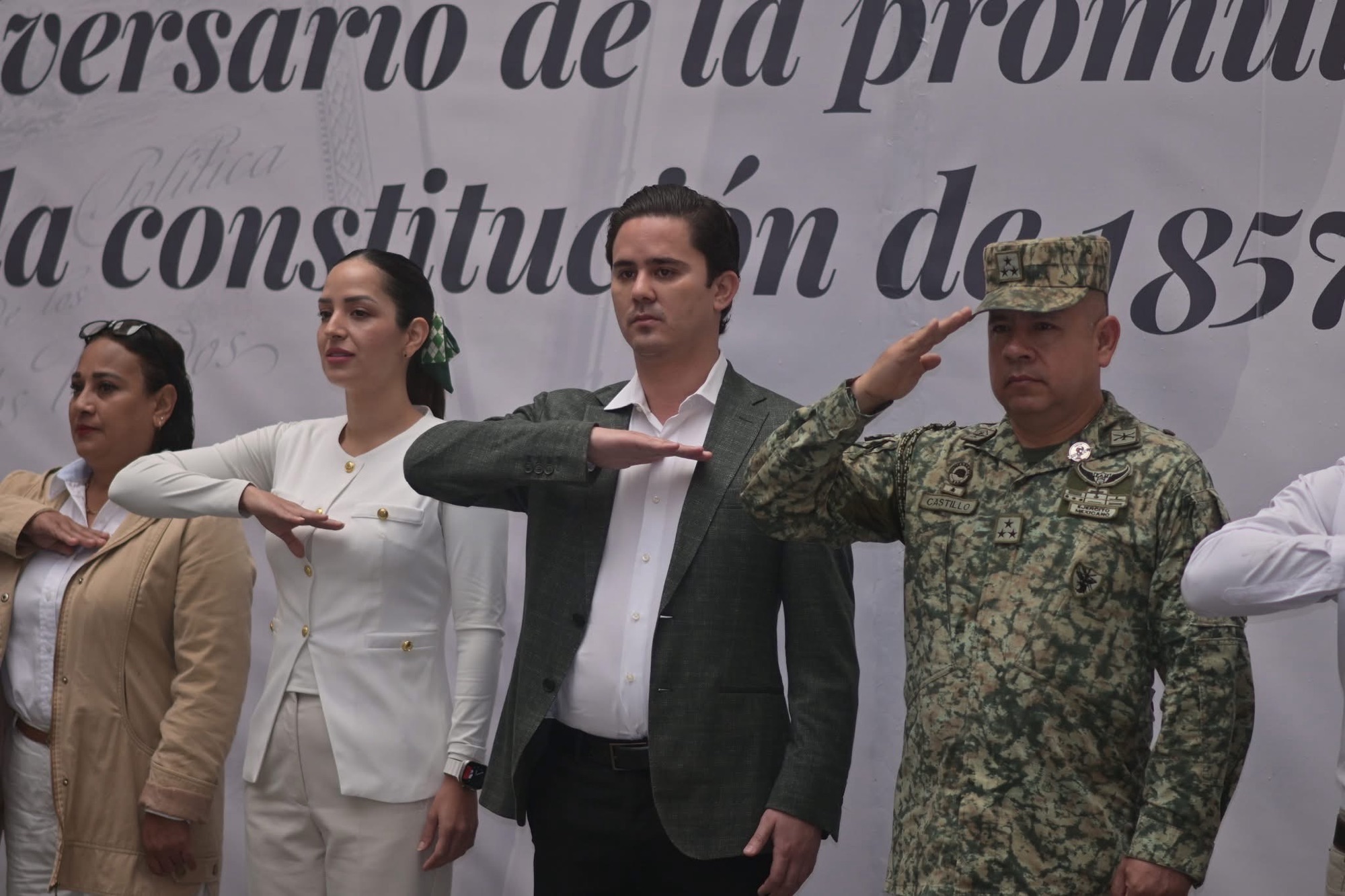 Conmemoran en San Andrés Tuxtla el 109 Aniversario de la promulgación de la Constitución Política de los Estados Unidos Mexicanos