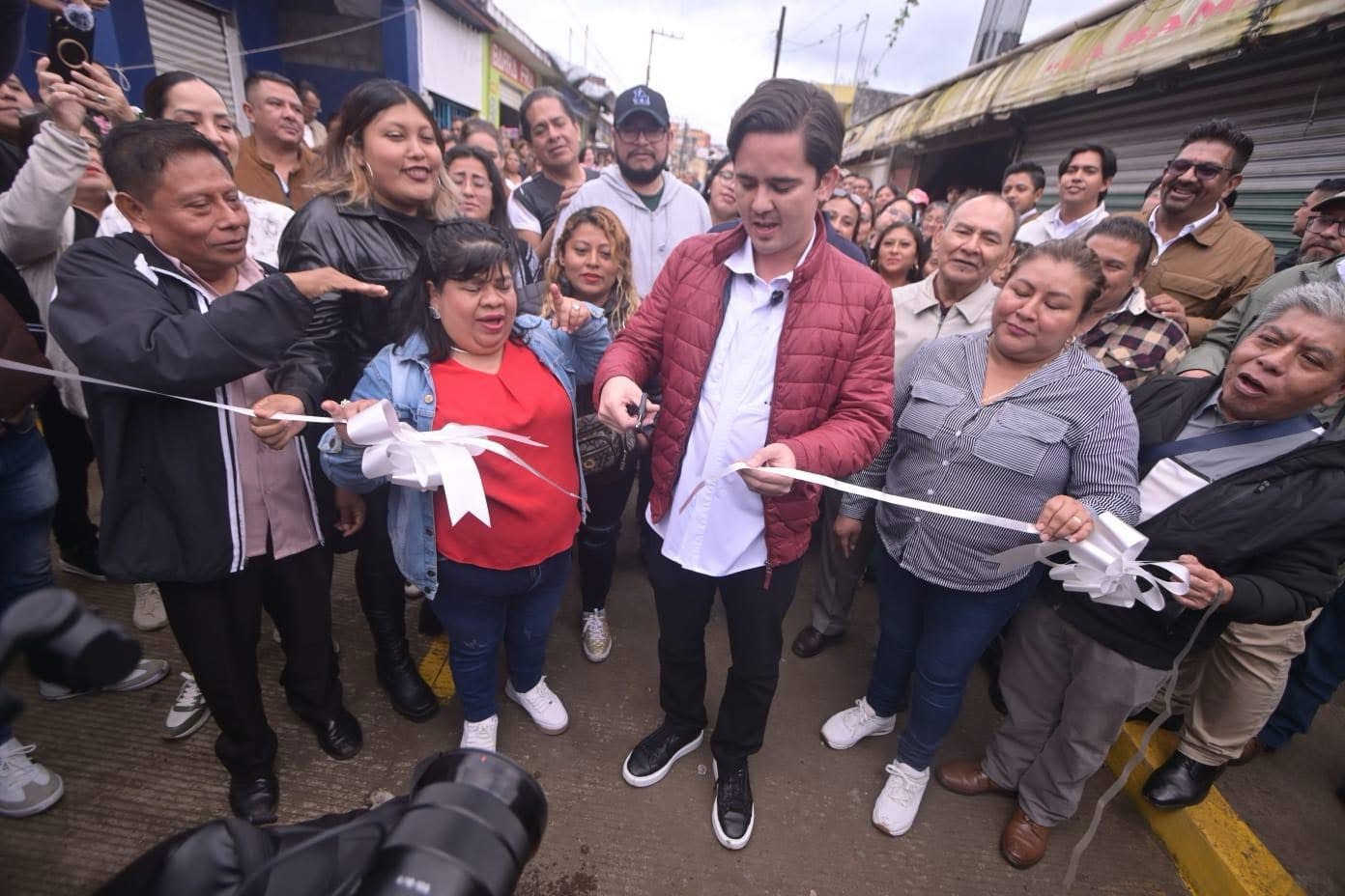 Reabre Gobierno de San Andrés Tuxtla calles del Mercado 5 de Febrero