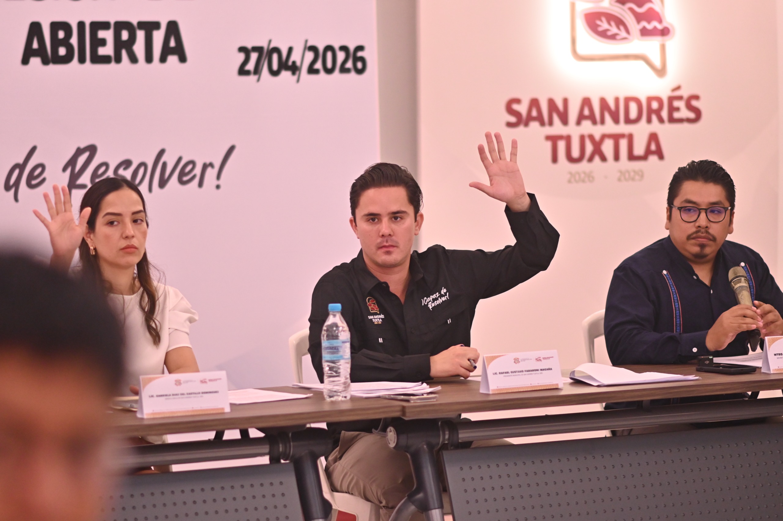 Celebra Ayuntamiento de San Andrés Tuxtla Segunda Sesión de Cabildo abierto