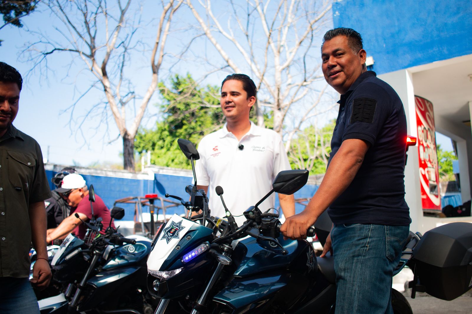 Refuerza Ayuntamiento de San Andrés Tuxtla seguridad con nuevas moto patrullas