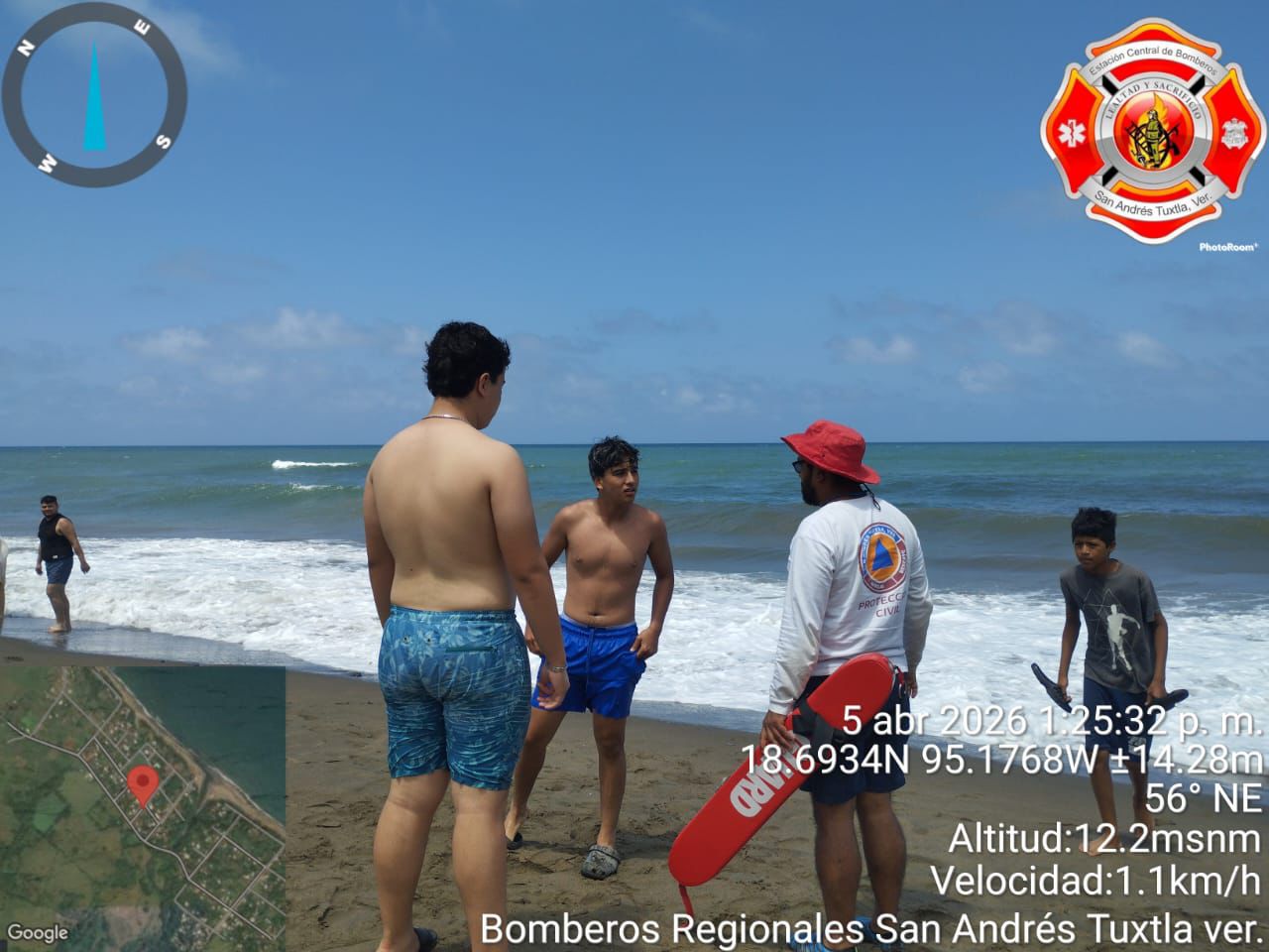 Saldo blanco en playas de San Andrés Tuxtla durante días santos: PC Municipal 