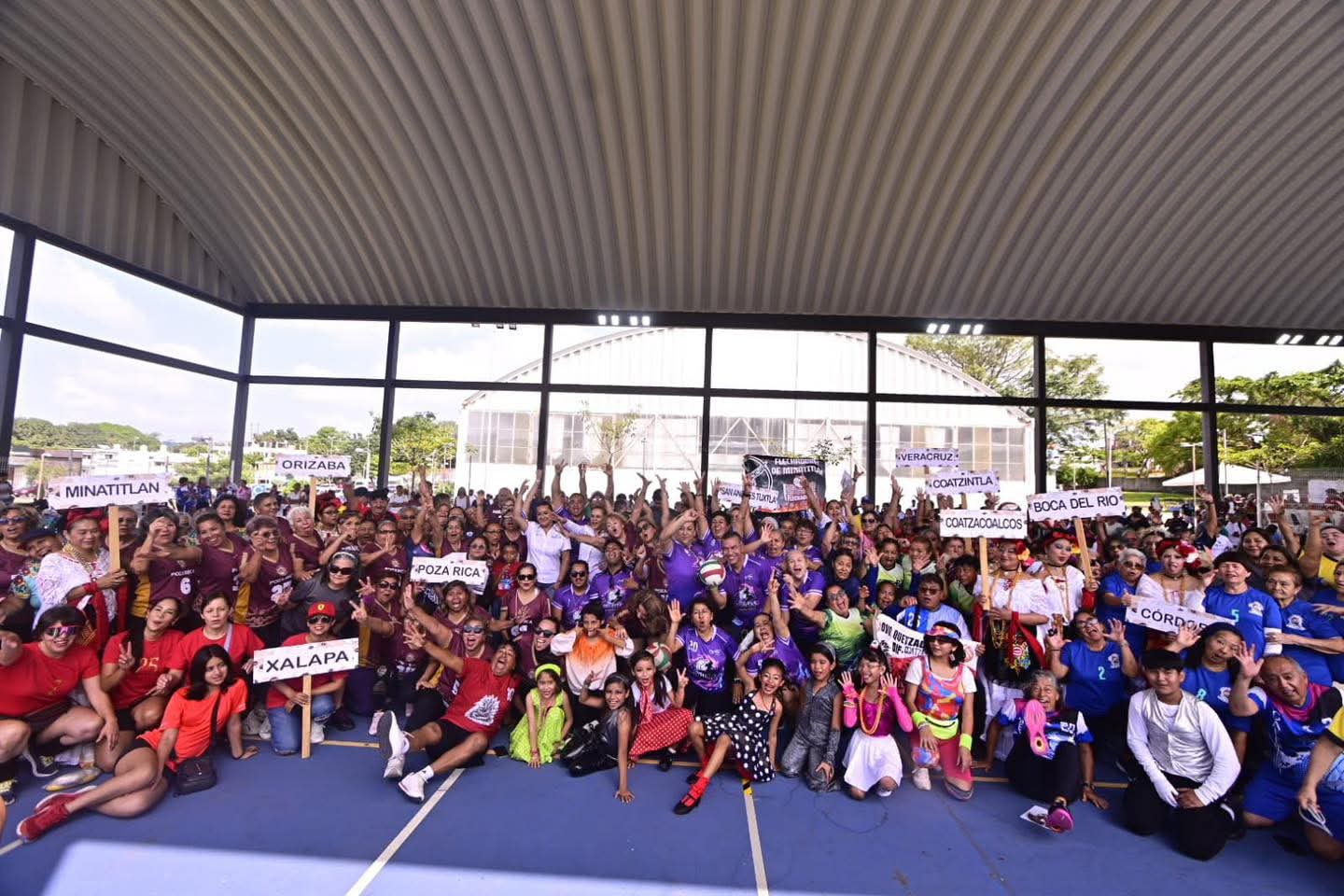 Culmina con éxito Primer Estatal de Cachibol en San Andrés Tuxtla