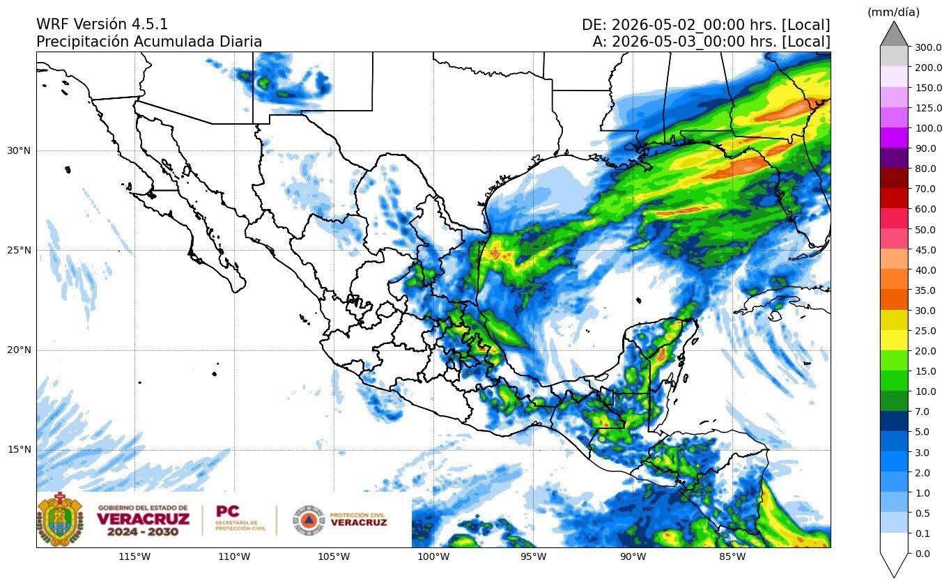 Informe Meteorológico para este fin de semana de principios de mayo