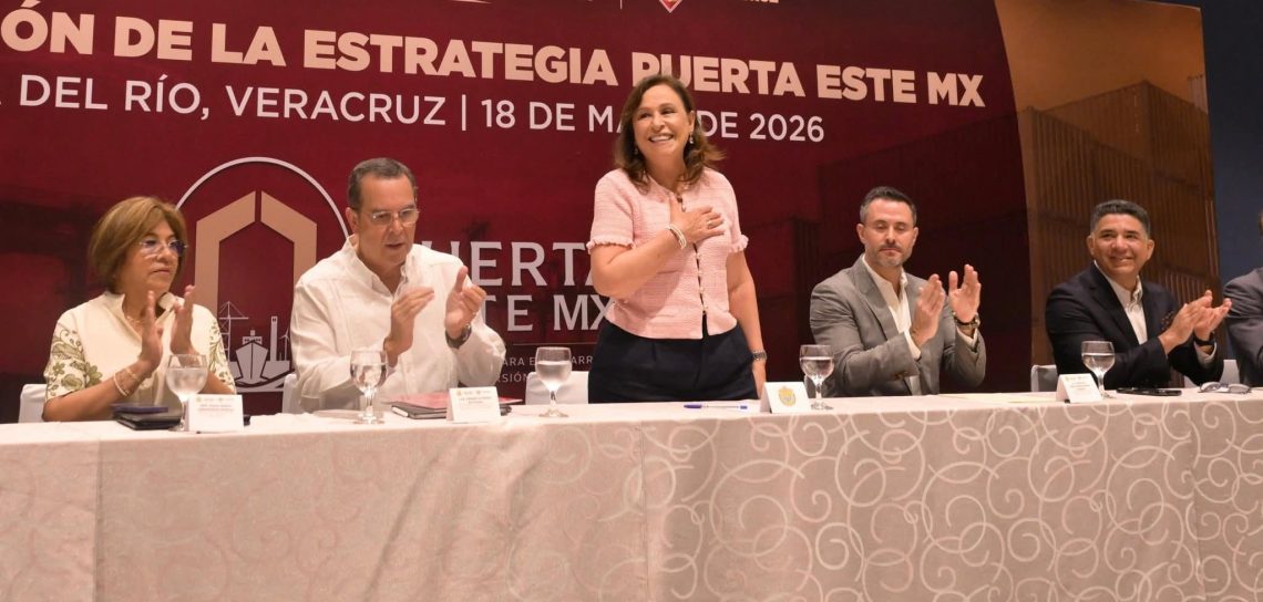 Presenta Veracruz estrategia Puerta Este MX; tiene condiciones para la inversión y el desarrollo: Rocío Nahle