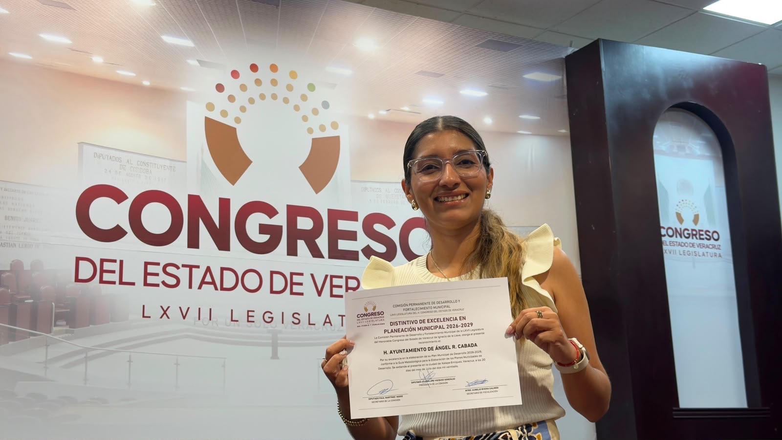 Ángel R. Cabada, entre los 156 municipios reconocidos por su Planeación Municipal