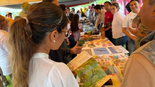 Asiste Samantha Sánchez al evento de reforestación y conservación de medio ambiente en el ejido de Ruiz Cortinez