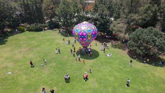 El Festival internacional del Globo presente en la exposición «Veracruz en los Pinos»