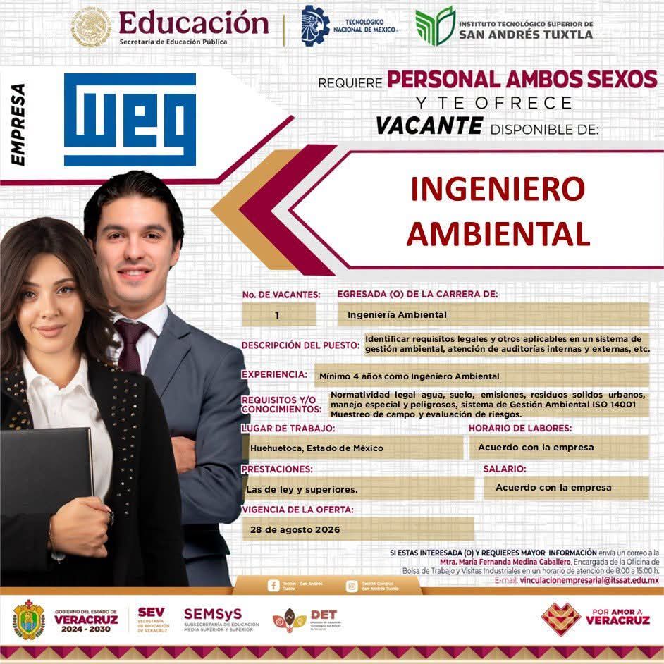 Bolsa de trabajo en Empresa «WEG»