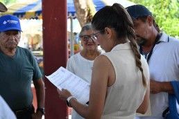 Samantha Sánchez reafirma los valores cívicos&nbsp; y su capacidad humana de comprender las necesidades de la ciudadanía