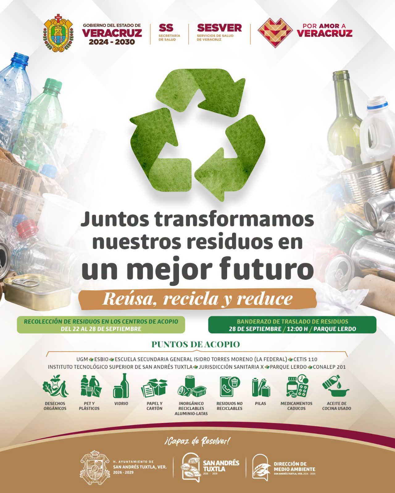 Esta semana, nuestros residuos tienen un destino diferente