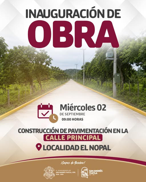 ¡Seguimos transformando nuestras comunidades con obras que mejoran la vida de todas y todos!