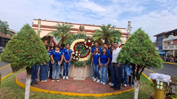 TecNM San Andrés Tuxtla participa en «Ceremonia de inico de las festividades del mes Patrio»