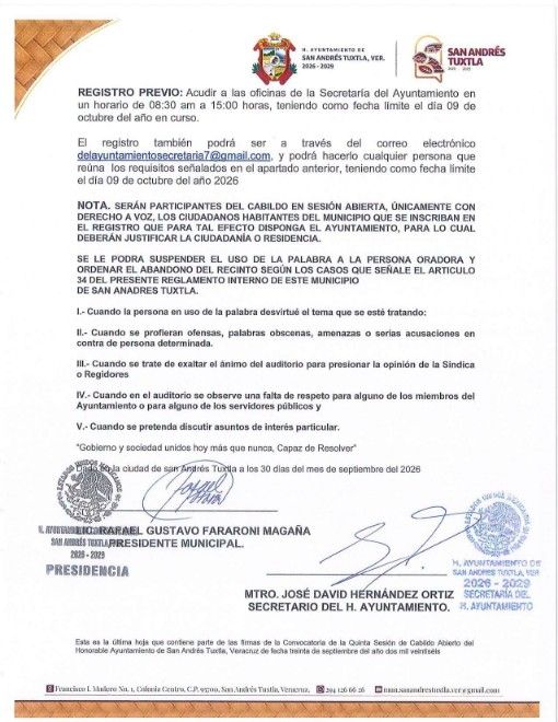 Tu voz también tiene un lugar en el cabildo.